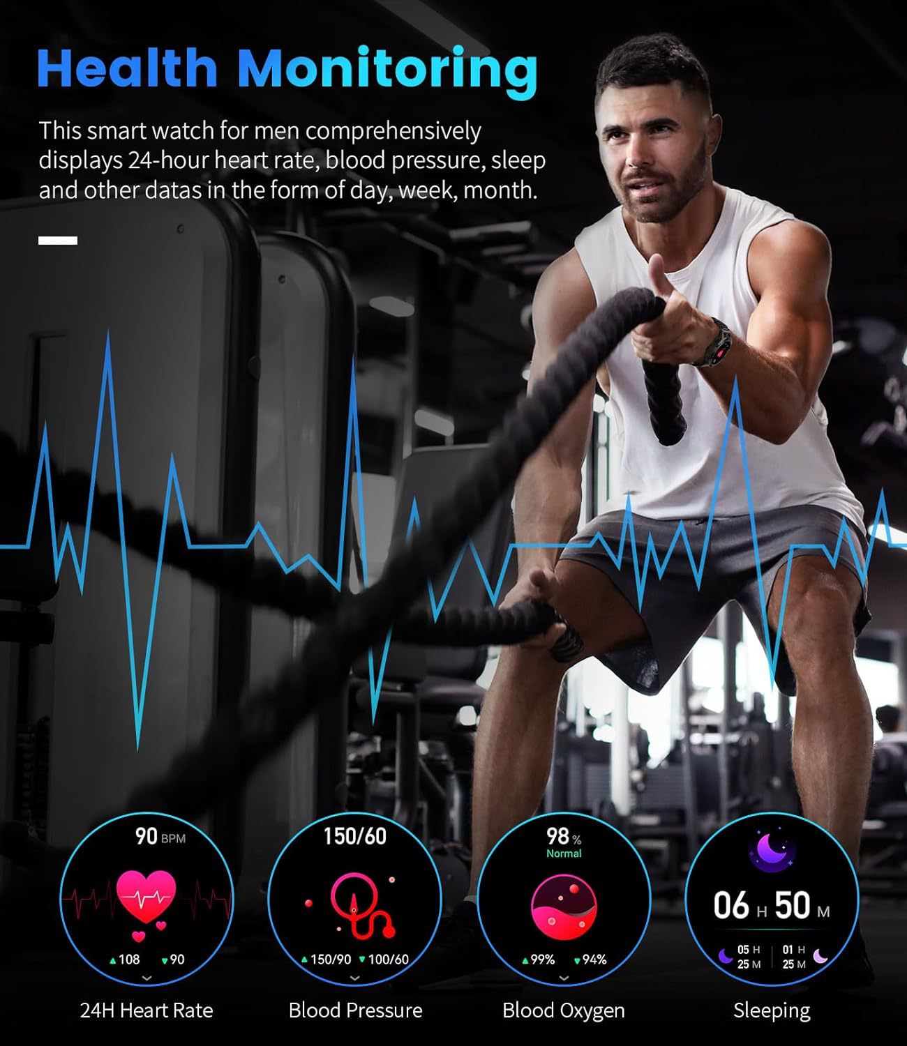K52 Bluetooth Calling Smart Watch Ultra-long Standby - Image 5