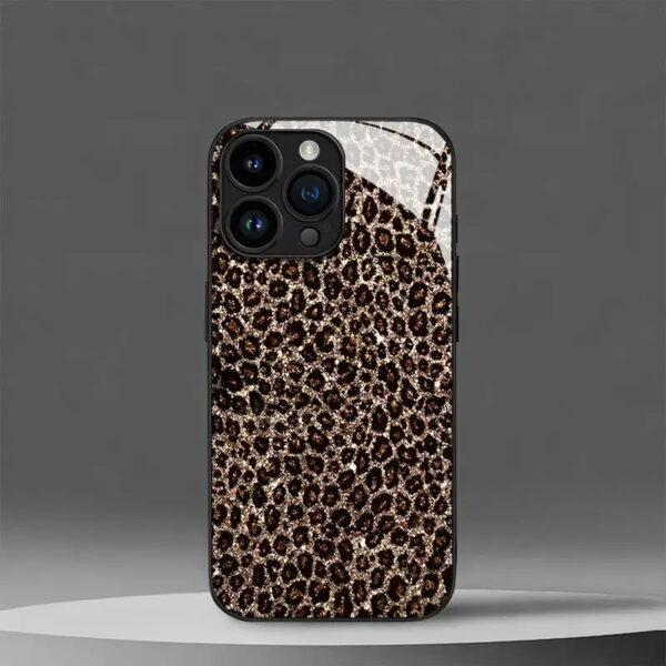 Personalized Black Leopard-print Phone Case For IPhones