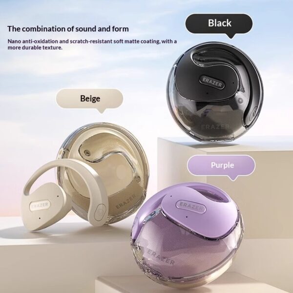 Xiaoyeqiu Design Wireless Bluetooth Ear-Hang Headphones High Sound Quality Low Latency And Noise Cancellation