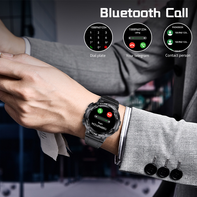 Blood Oxygen Monitoring Sleep Bluetooth Calling Smart Watch - Image 4