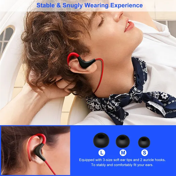 Wireless Headsets V4.1 Sport In-Ear Stereo Headphones Sweat-proof - Image 3