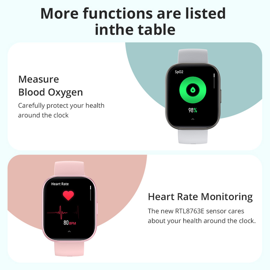 High-end Heart Rate Meter Step Plastic Call Smart Watch - Image 3