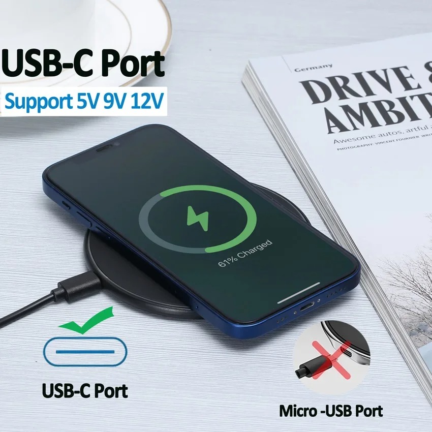 30W Fast Wireless Charger For 15 14 13 12 X Pro Max 8 Galaxy S23 Xiaomi Wireless Charging Station Ch image 4