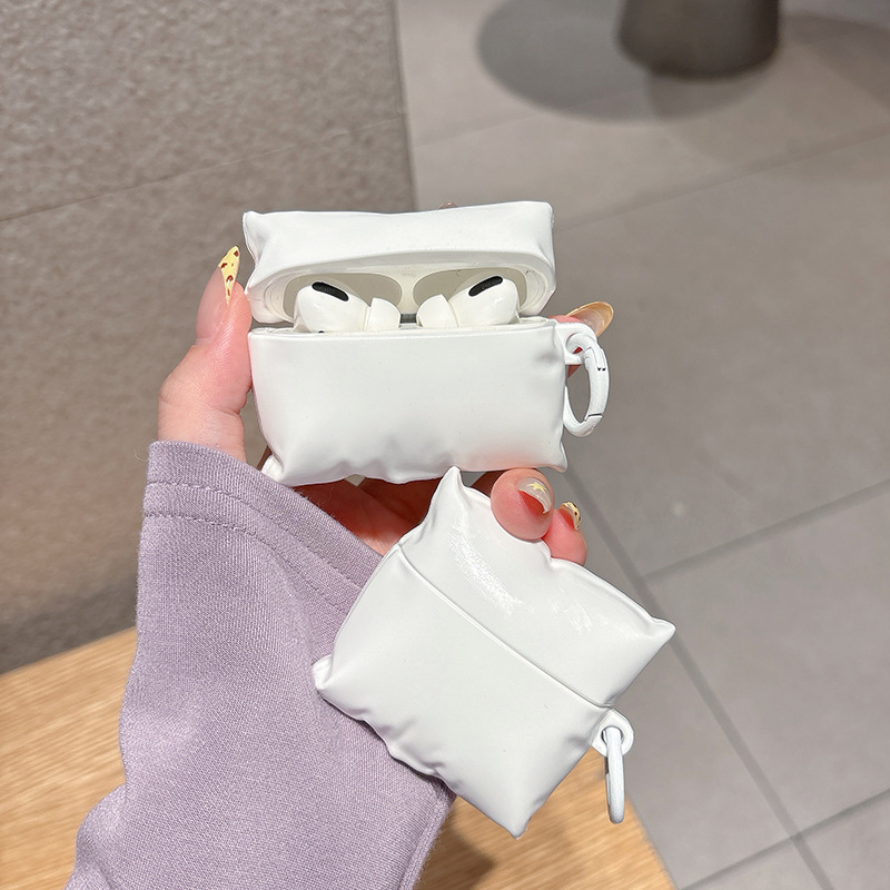 Cute Creative Pillow AirPods Pro Bluetooth Earbuds Case Cartoon Protective Cover