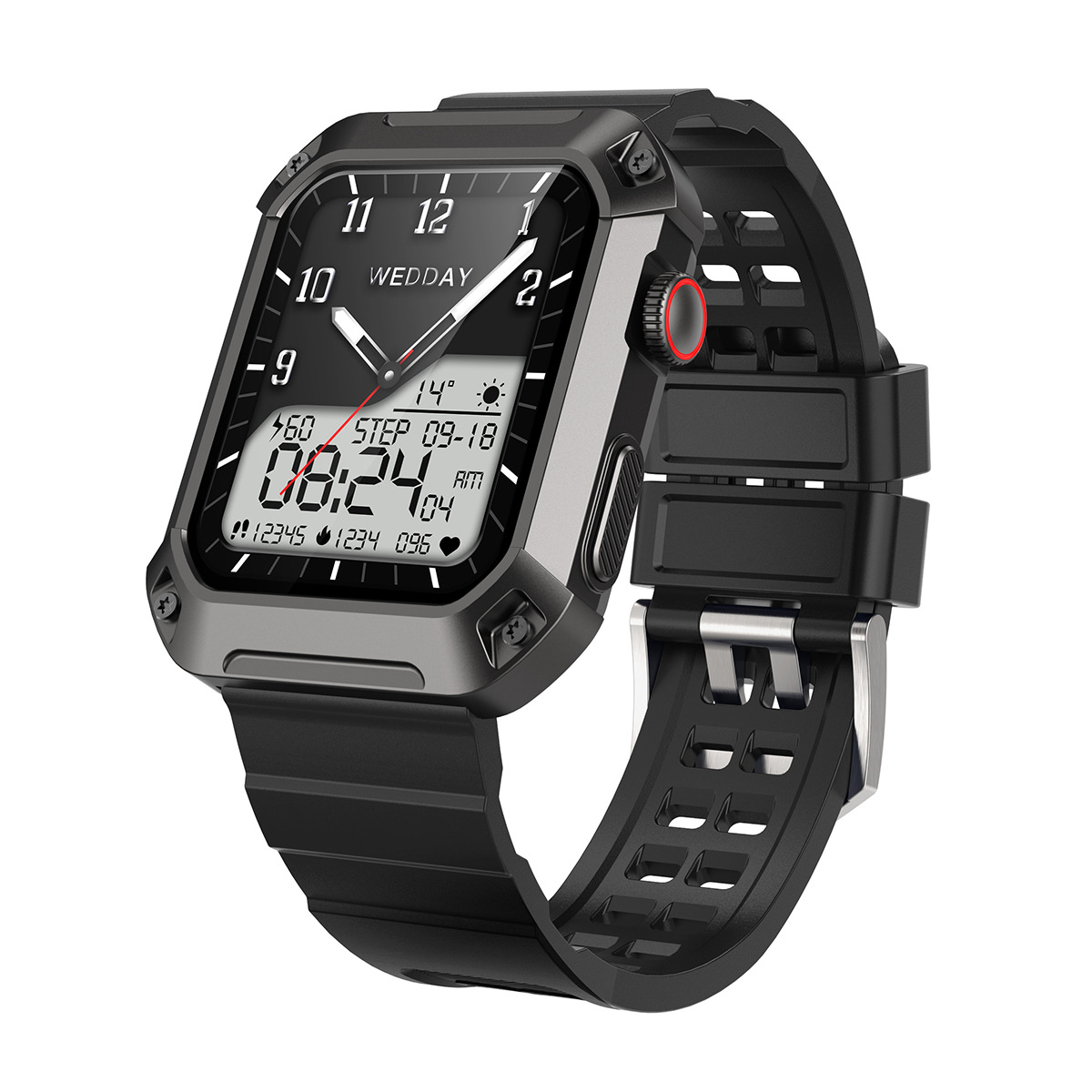 Three-proof Heart Rate And Blood Pressure Sport Mode Smart Watch - Image 5